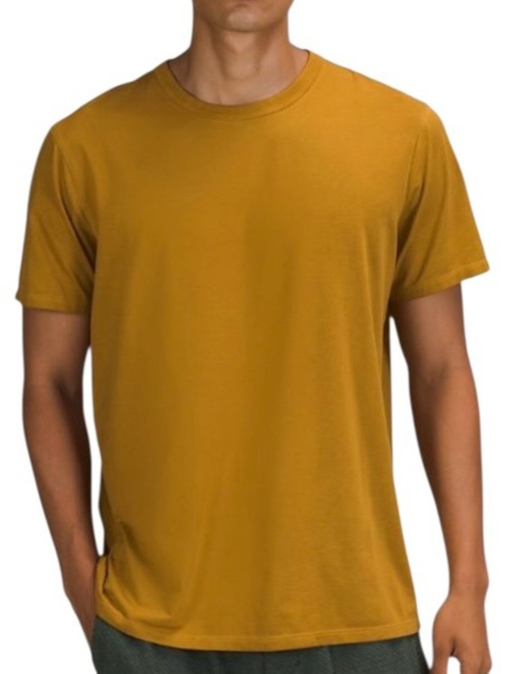 Lululemon Fundamental T-Shirt Breeze Dye Gold Spice Short Sleeve Tee Men’s XXL